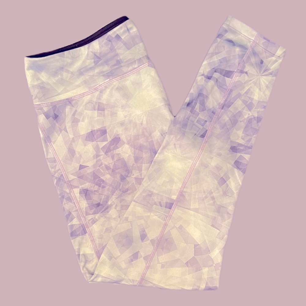 SOLD ❌ LuLaRoe Jordan Athletic Leggings XL White & Purple VGUC